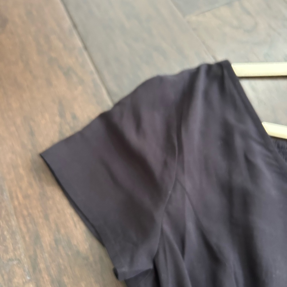 Old Navy Black A-Line Mini Dress V-Neck- NWOT - Picture 3 of 7